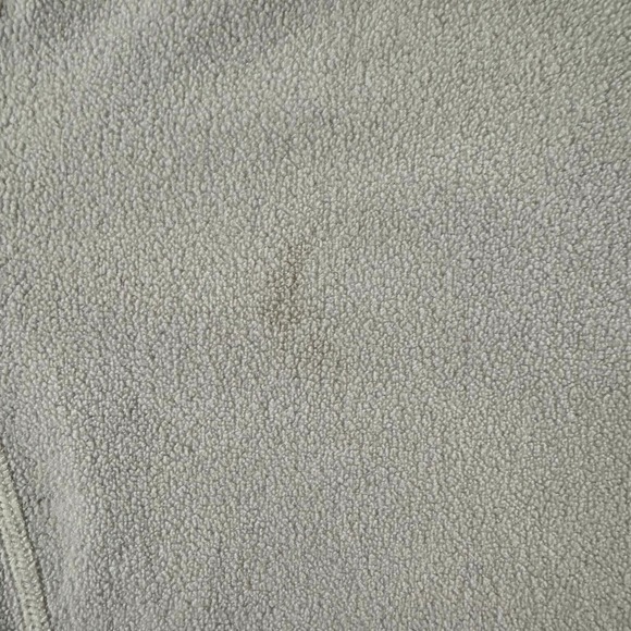 Patagonia Micro D Fleece Sweater Womens Small Birch White Outdoor Quarter Zip - Picture 14 of 16